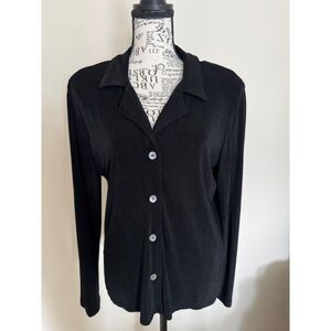 Coldwater Creek Travel Knit Jacket (Black)
